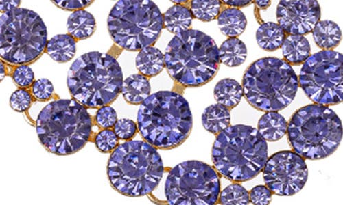 Eye Candy Los Angeles Diana Iridescent Collar Necklace In Purple