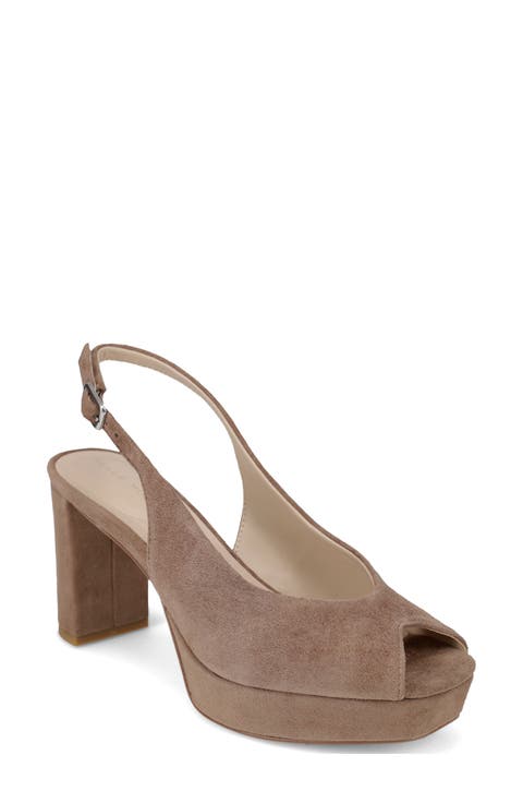 Andee Slingback Peep Toe Pump