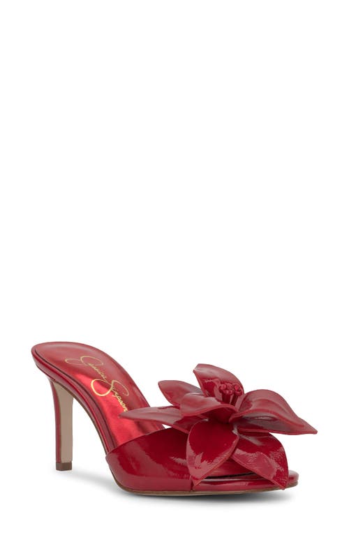 Shop Jessica Simpson Percia Slide Sandal In Red