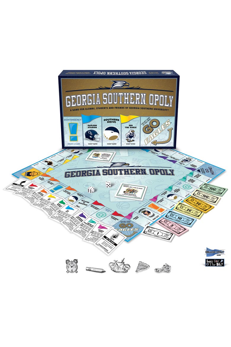University Georgia Southernopoly Monopoly Board Game, Alternate, color, Multicolored