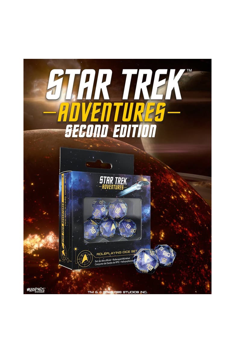 Star Trek Adventures Second Edition Roleplaying Dice Set, Alternate, color, Multicolored