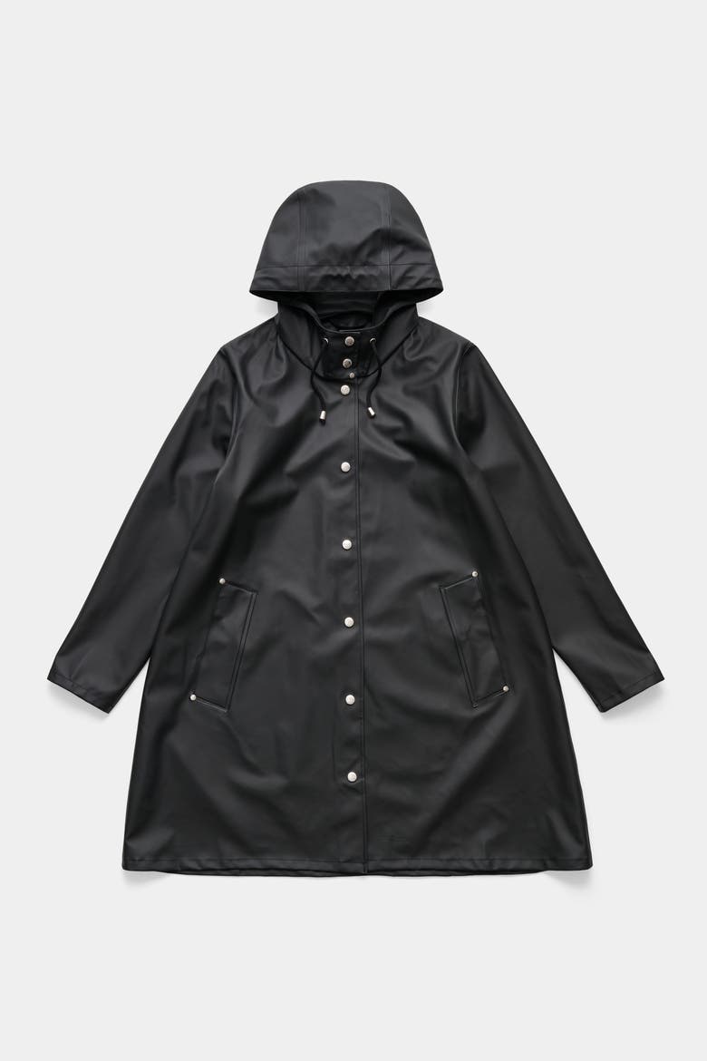 Mosebacke Lightweight Raincoat, Alternate, color, Black