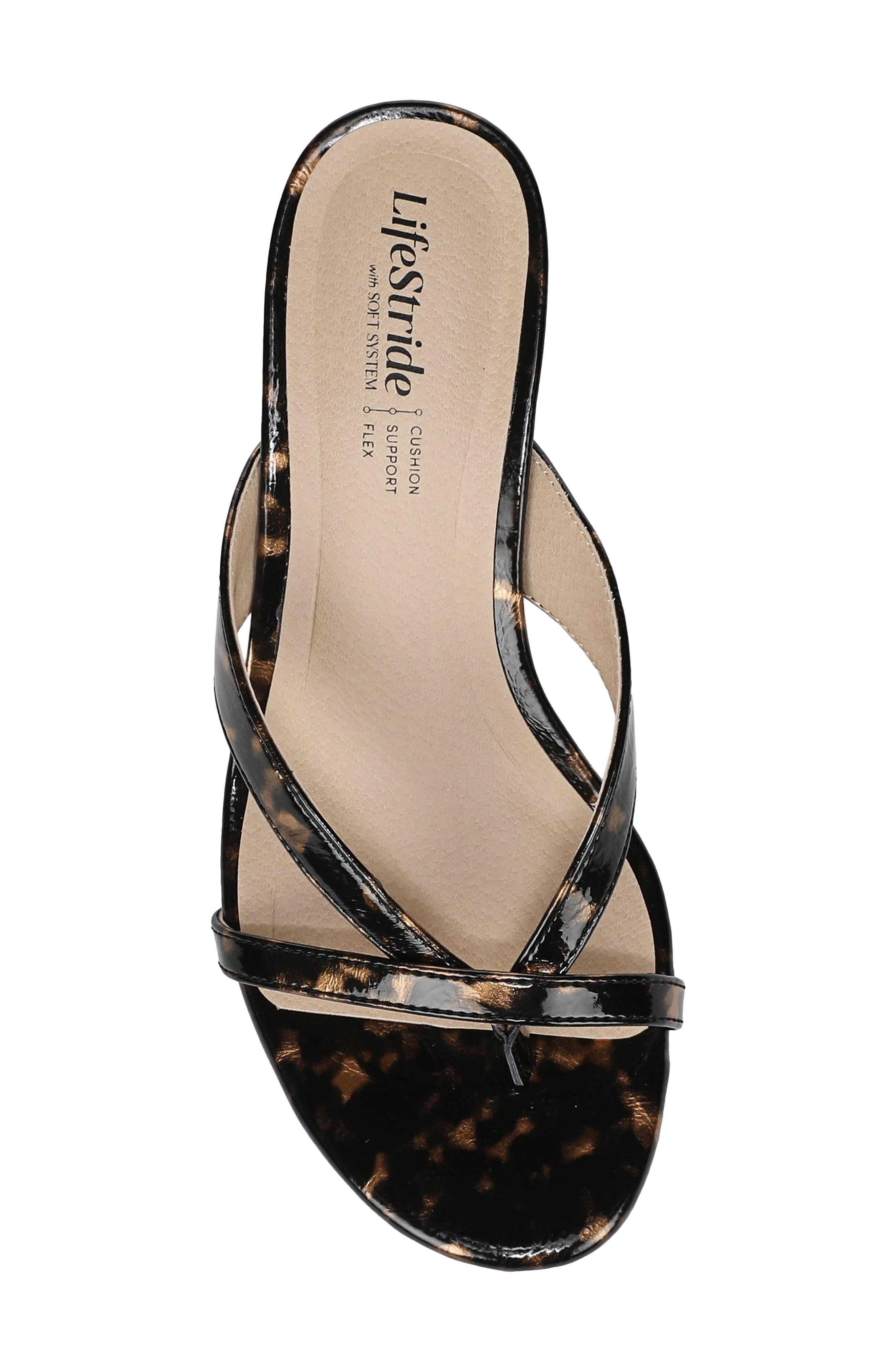 Navine Kitten Heel Flip Flop, Alternate, color, BLACK MULTI