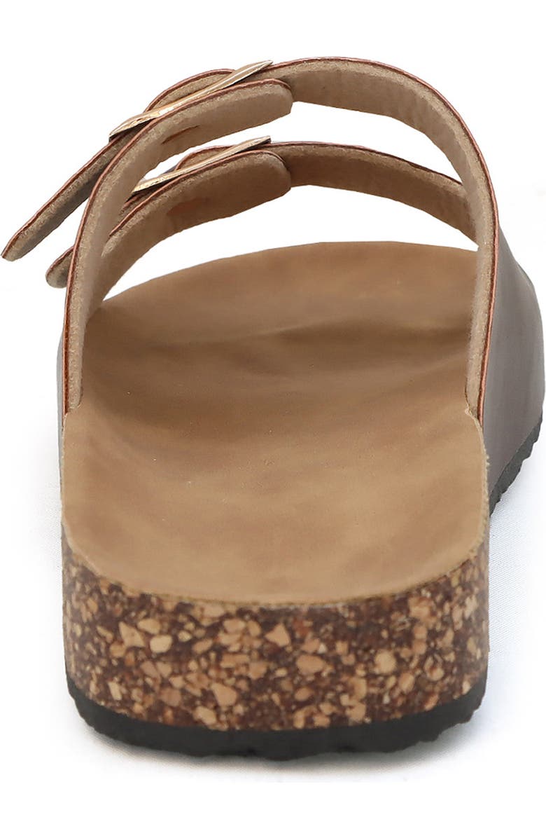 YOKI Kids' Slide Sandal, Alternate, color, Brown