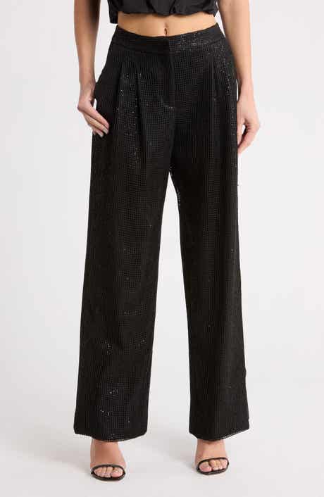 Sulli Sequin Wide Leg Pants