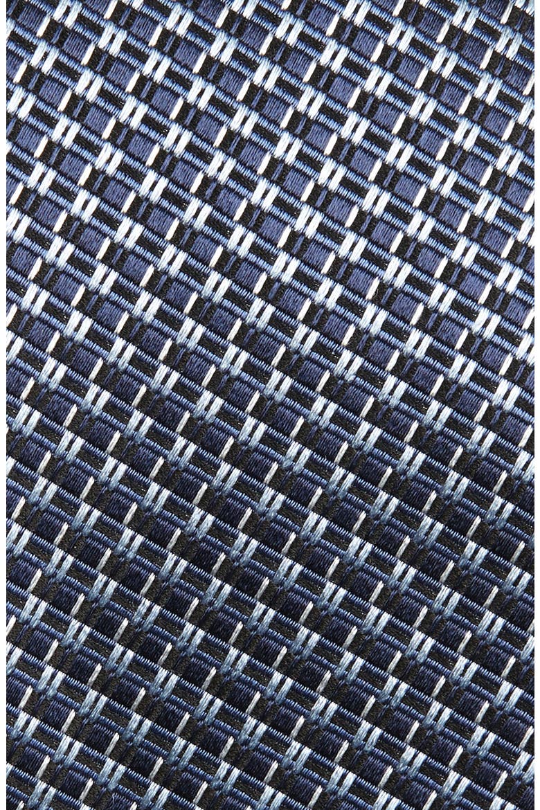 Paglie Geometric Pattern Silk Tie, Alternate, color, BLUE