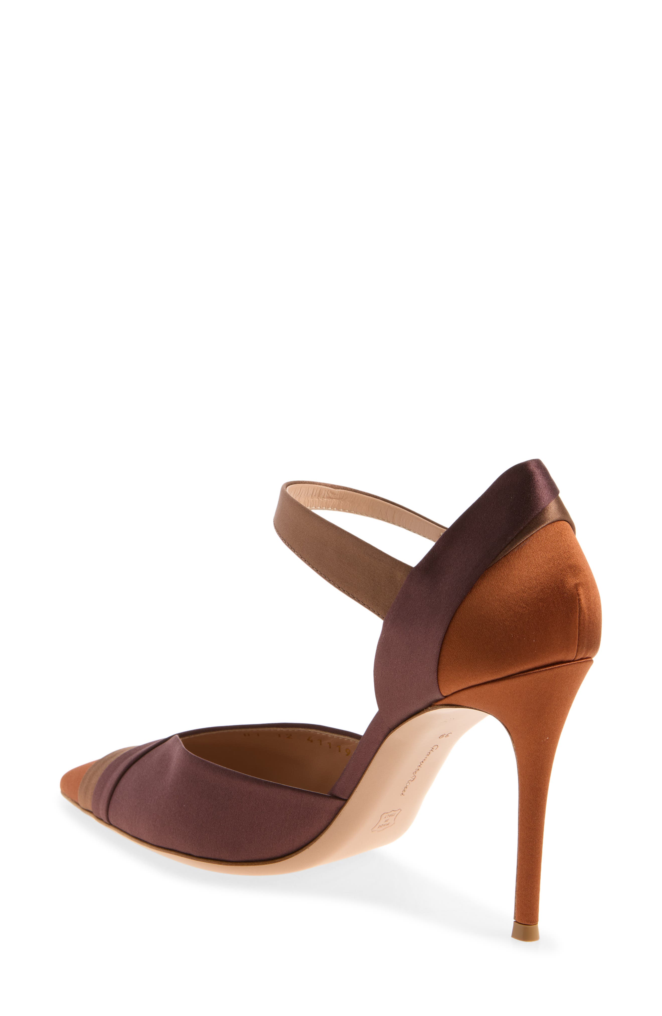 Crepe Satin D'Orsay Pump, Alternate, color, SEDONA TEXAS BOURGOGNE