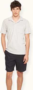 Orlebar Brown Terry Towelling Tailored Fit Towelling Polo Shirt