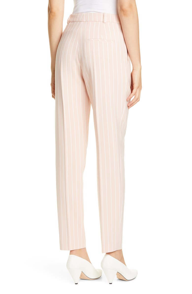 HUGO Harita Pinstripe Ankle Trousers, Alternate, color, 