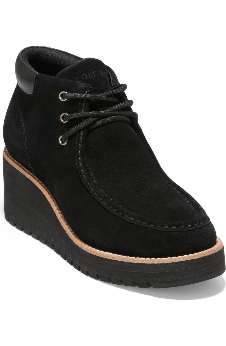 Cole Haan Zerogrand City Waterproof Wedge Bootie, Main, color,