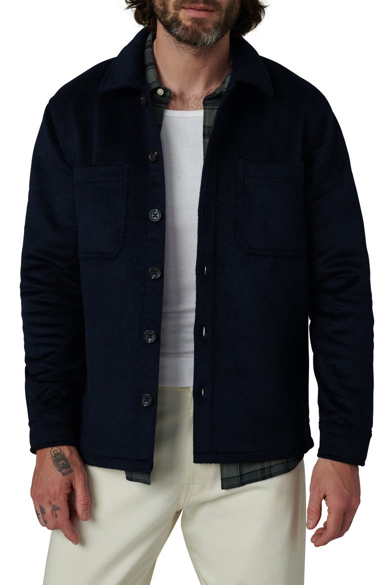 Leon Regular Fit Overshirt, Main, color, TRUE NAVY