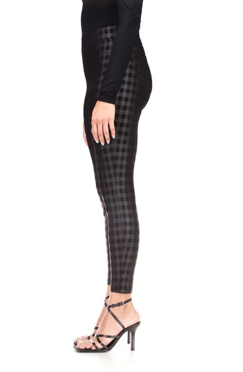 Shop Sanctuary Runway Pattern Leggings In Coated Pla