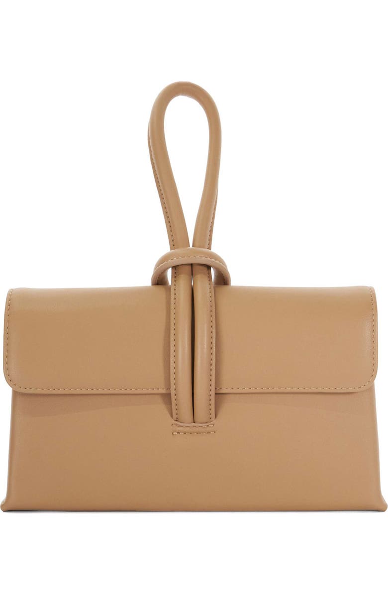 Dune London Brynie Faux Leather Wristlet, Main, color,