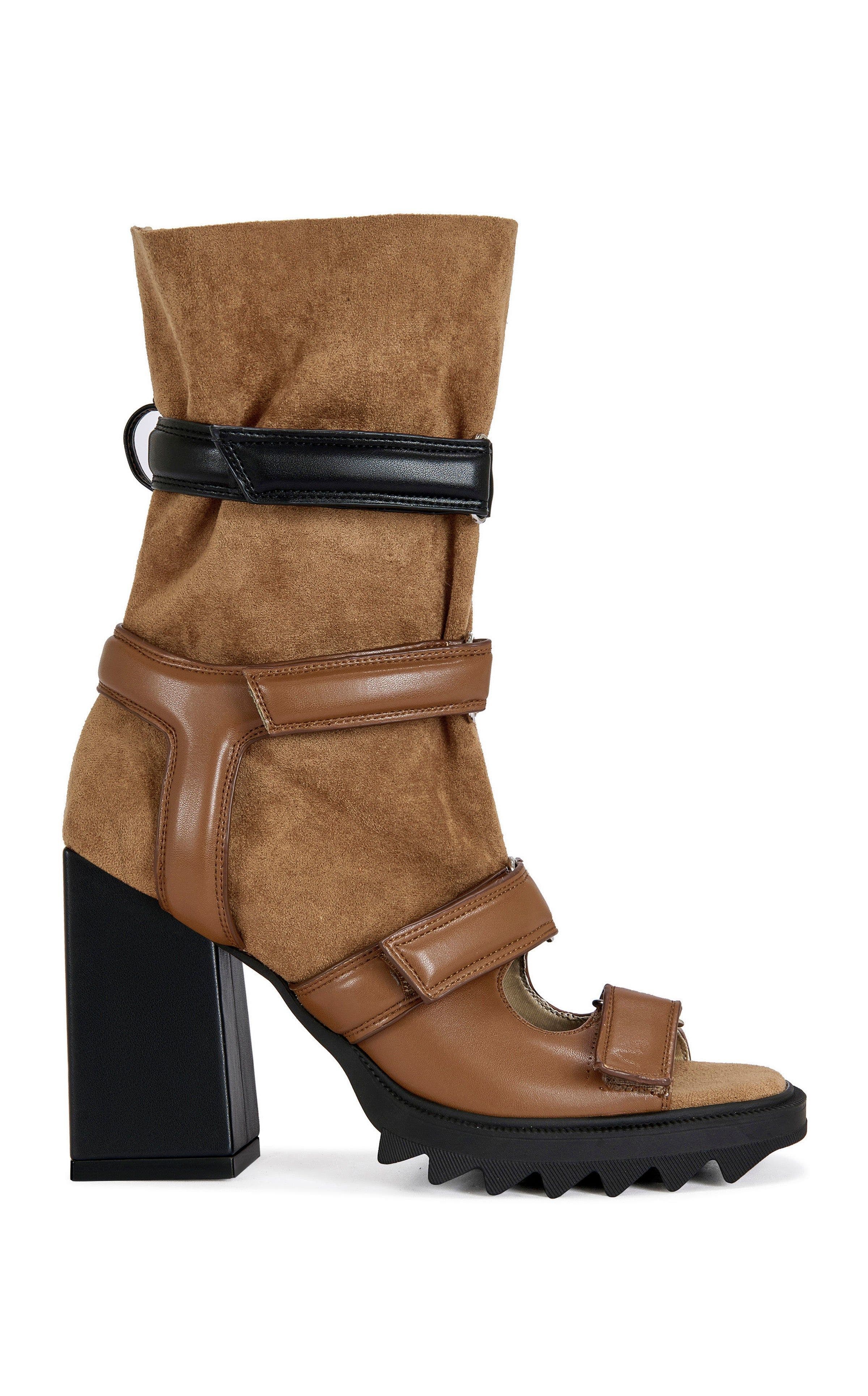 AZALEA WANG Thierry Block Bootie, Main, color, Tan