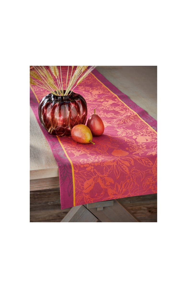 tag Pear Jacquard Table Runner for Autumn Harvest Decor, Alternate, color, Multicolored