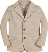 Hope & Henry Baby Boys' Fleece Blazer, Infant
