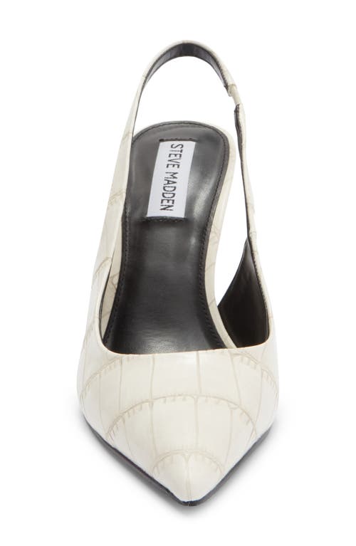 Steve Madden Juliya Slingback Pump In White