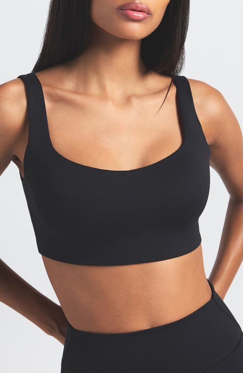 Matte Scoop Neck Bra
