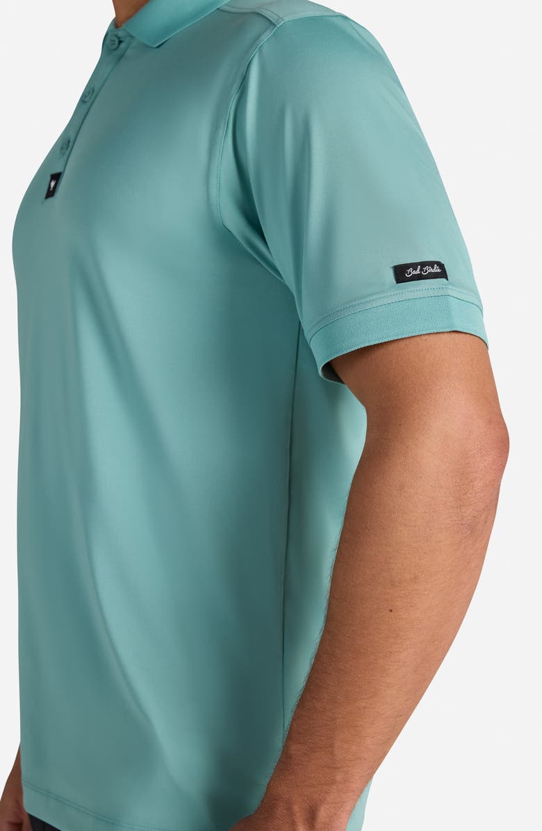 Bad Birdie Ridge Solid Performance Golf Polo, Alternate, color, Slick Green