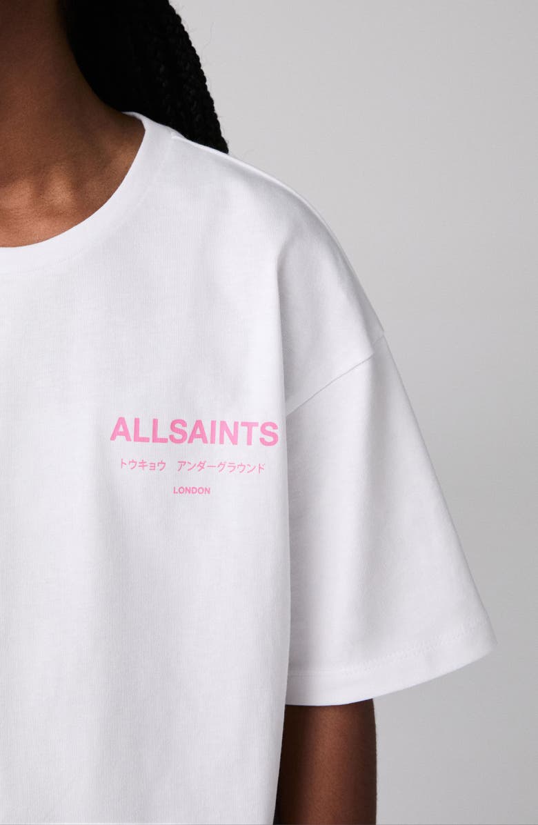 smALLSAINTS by ALLSAINTS Kids' Underground Oversize Cotton Graphic T-Shirt, Alternate, color, 