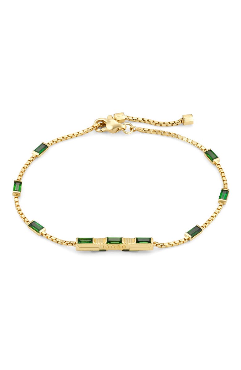 Gucci Link to Love Baguette Bracelet, Main, color,