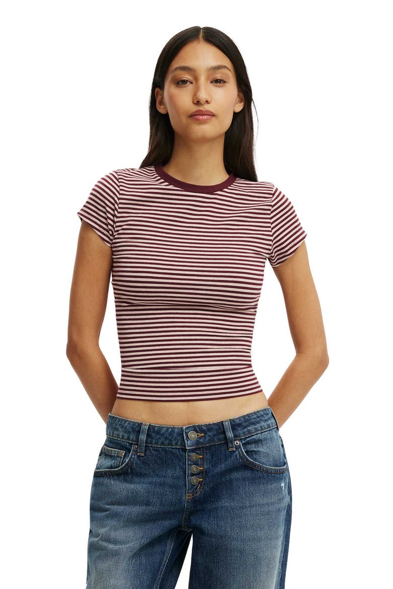 All Day Crew Tee, Main, color, Madi Stripe Spell Bound