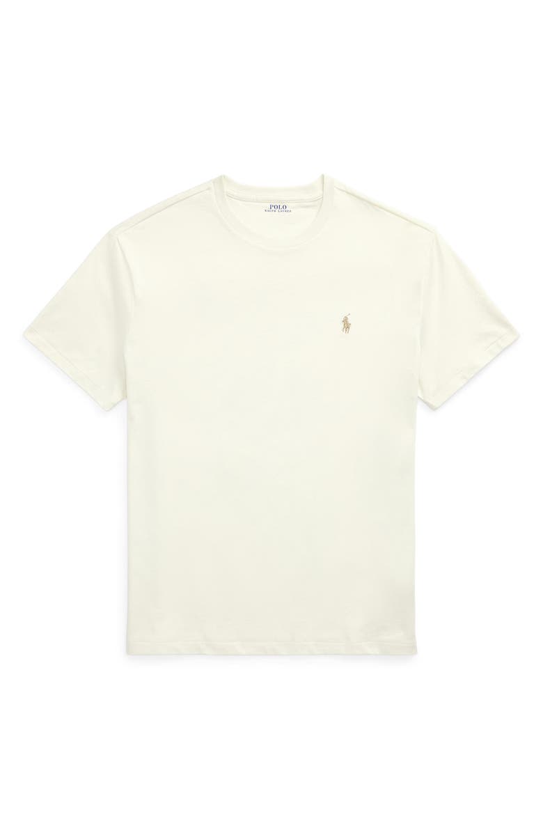 Polo Ralph Lauren Classic Fit Crewneck T-Shirt, Alternate, color, Parchment Cream