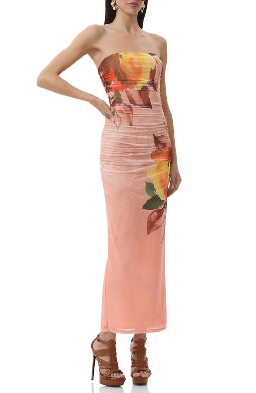 AFRM AFRM MARLO STRAPLESS MESH MAXI DRESS