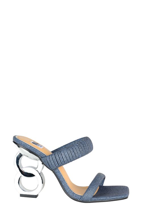 Ninety Union Raddle Square Toe Sandal In Blue