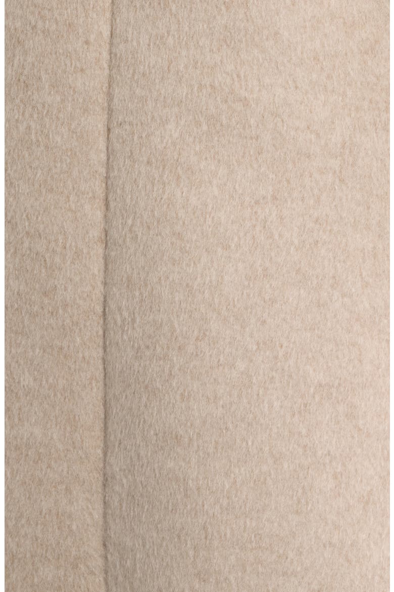 Notched Lapel Reefer Coat, Alternate, color, OATMEAL