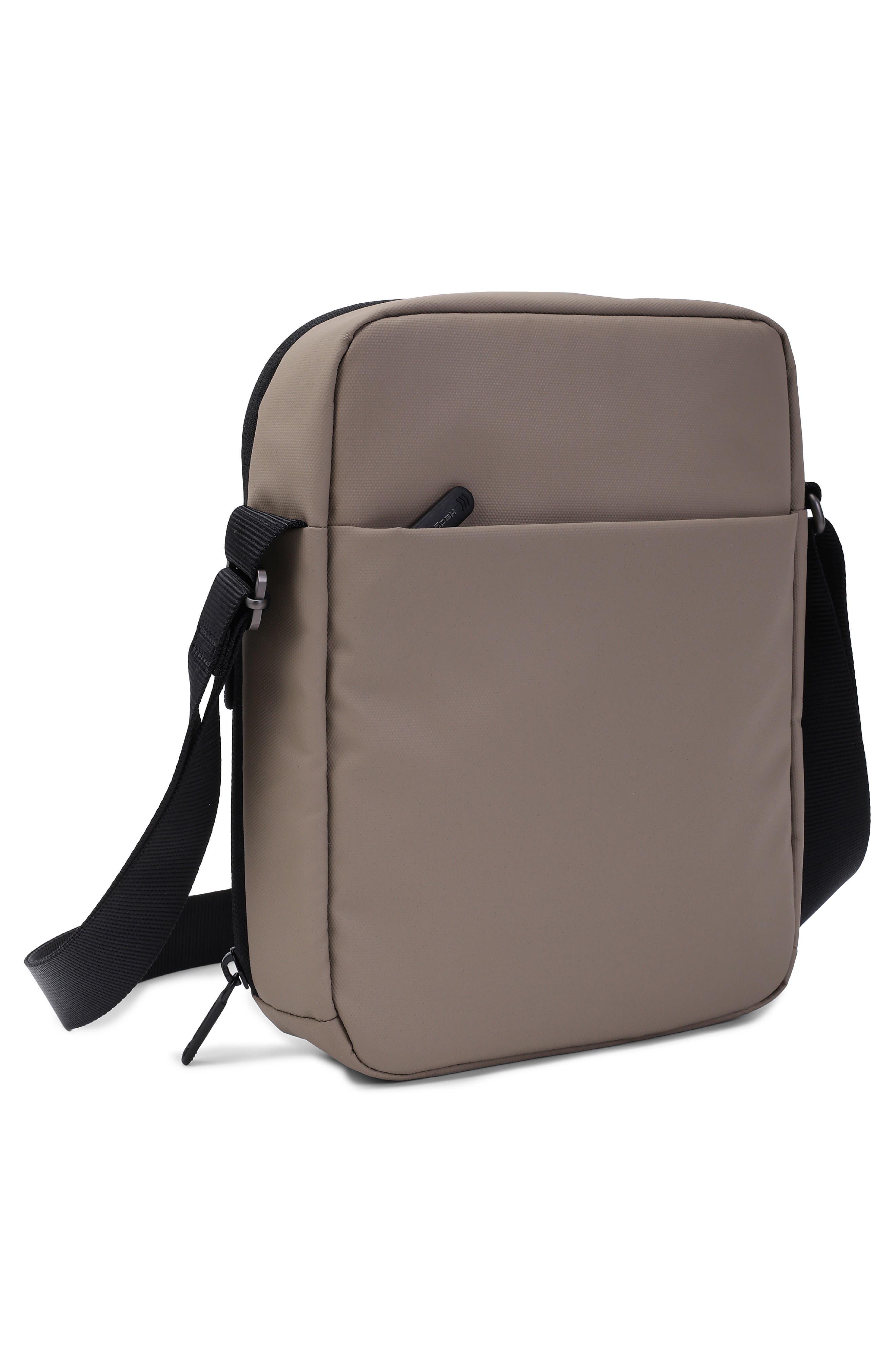 Walk RFID Water Repellent Crossbody Bag, Alternate, color, VINTAGE BEIGE
