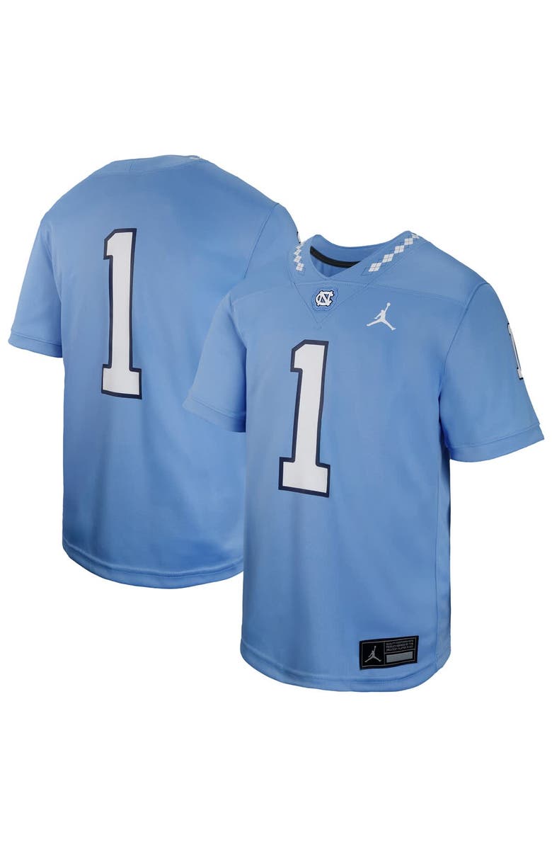 Jordan Brand Youth Jordan Brand #1 Carolina Blue North Carolina Tar Heels Untouchable Replica Game Jersey, Main, color, Light Blue