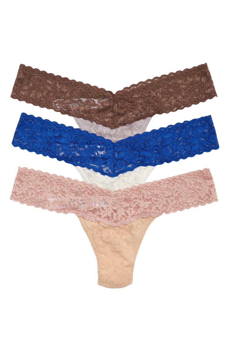 Hanky Panky Confetti Low Rise Thongs - Pack of 3, Main, color, 