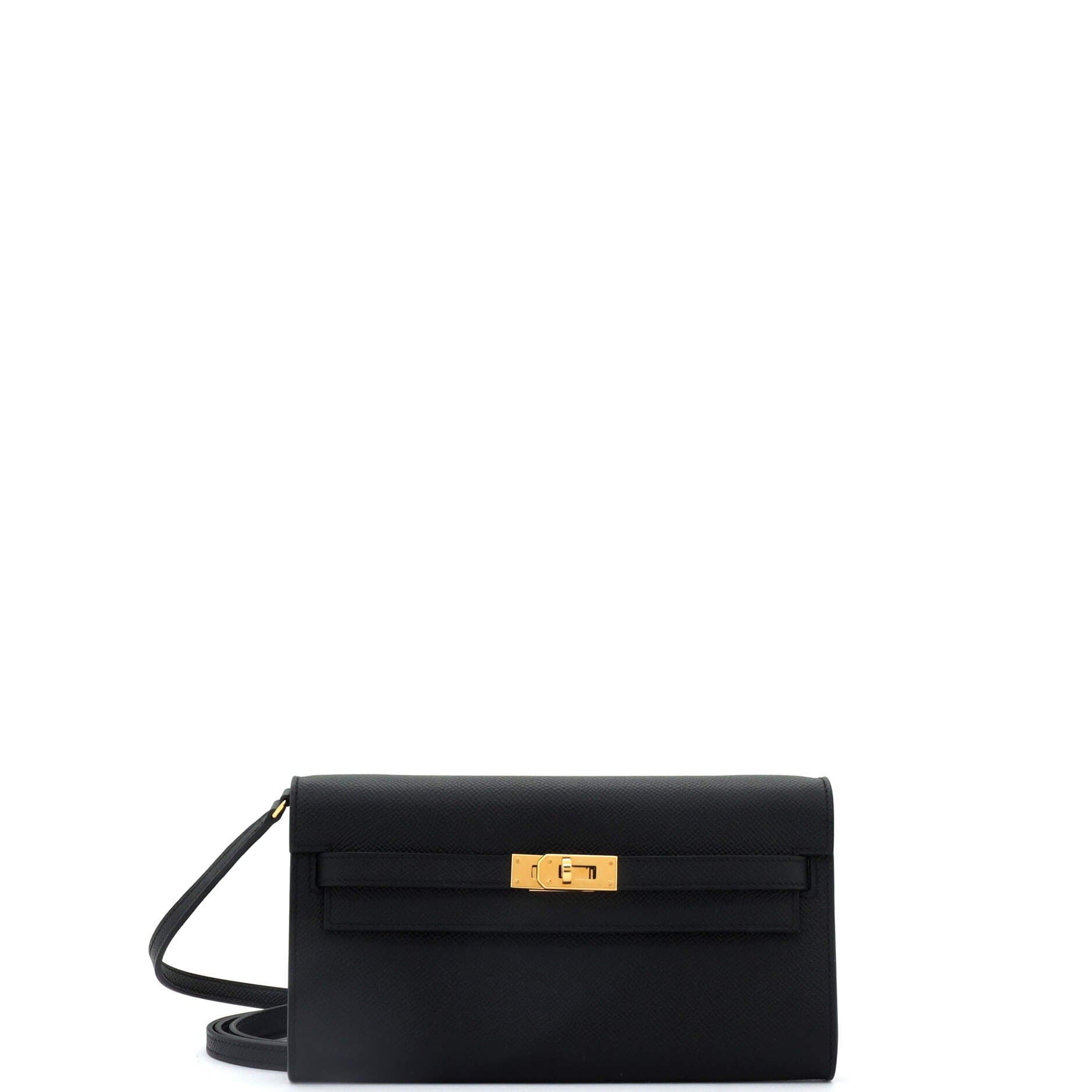Pre-Owned Hermes Kelly To Go Wallet Epsom, Main, color, 
