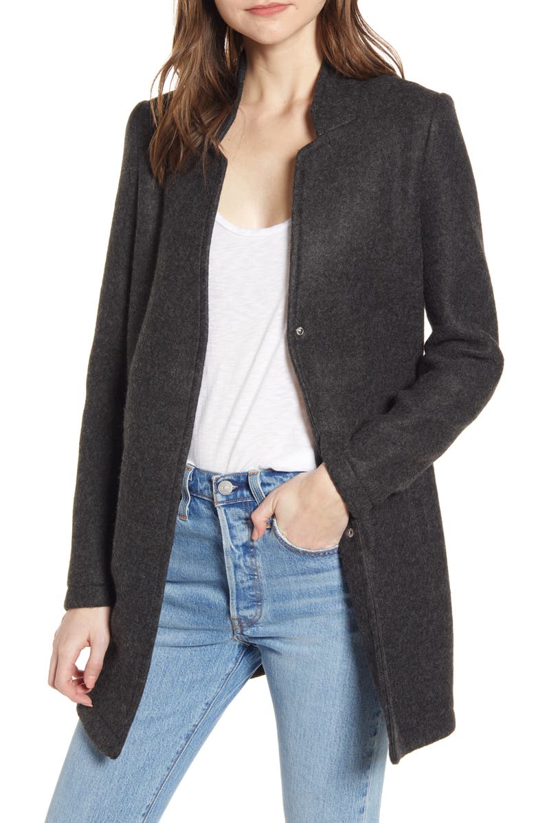 VERO MODA Katrine Brushed Fleece Jacket, Main, color, 