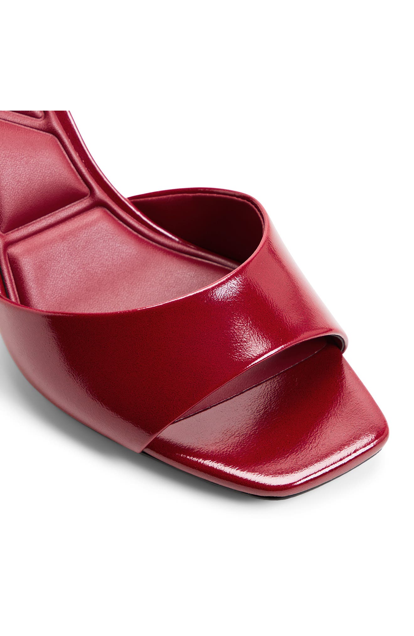 Andya Slingback Sandal, Alternate, color, DARK RED