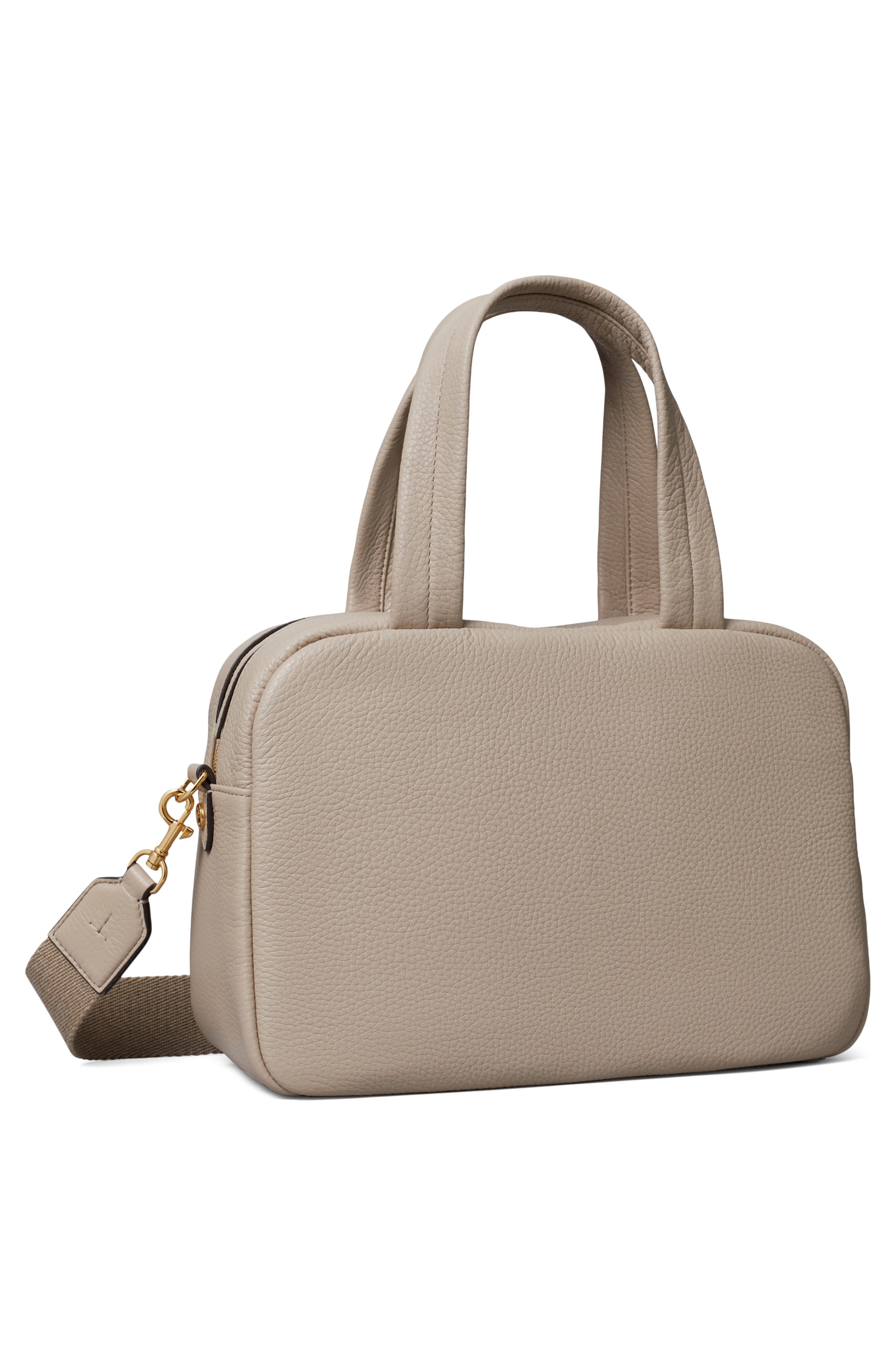 Leather Satchel, Alternate, color, LONGAN
