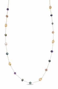 EYE CANDY LOS ANGELES Teresa Freshwater Pearl Station Necklace