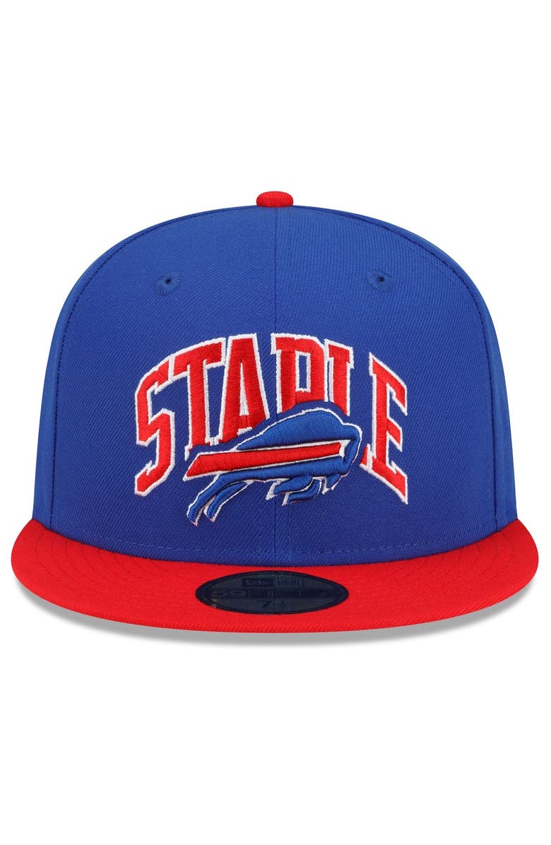 New Era x Staple Men's New Era Royal/Red Buffalo Bills NFL x Staple Collection 59FIFTY Fitted Hat, Alternate, color, 