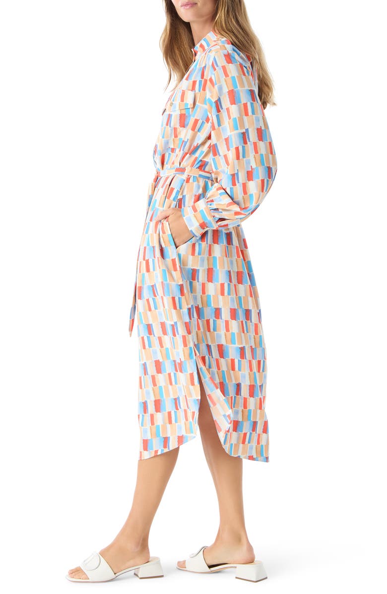 DO by Dee Ocleppo Lunara Belted Long Sleeve Shirtdress, Alternate, color,