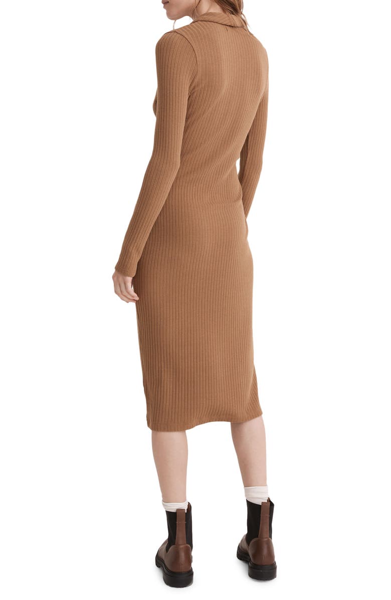 Madewell Long Sleeve Button-Up Midi Shirtdress, Alternate, color,