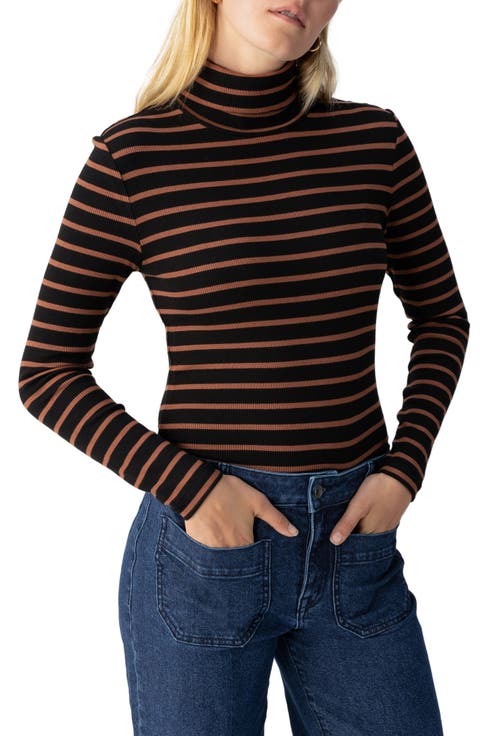 Essential Stripe Turtleneck