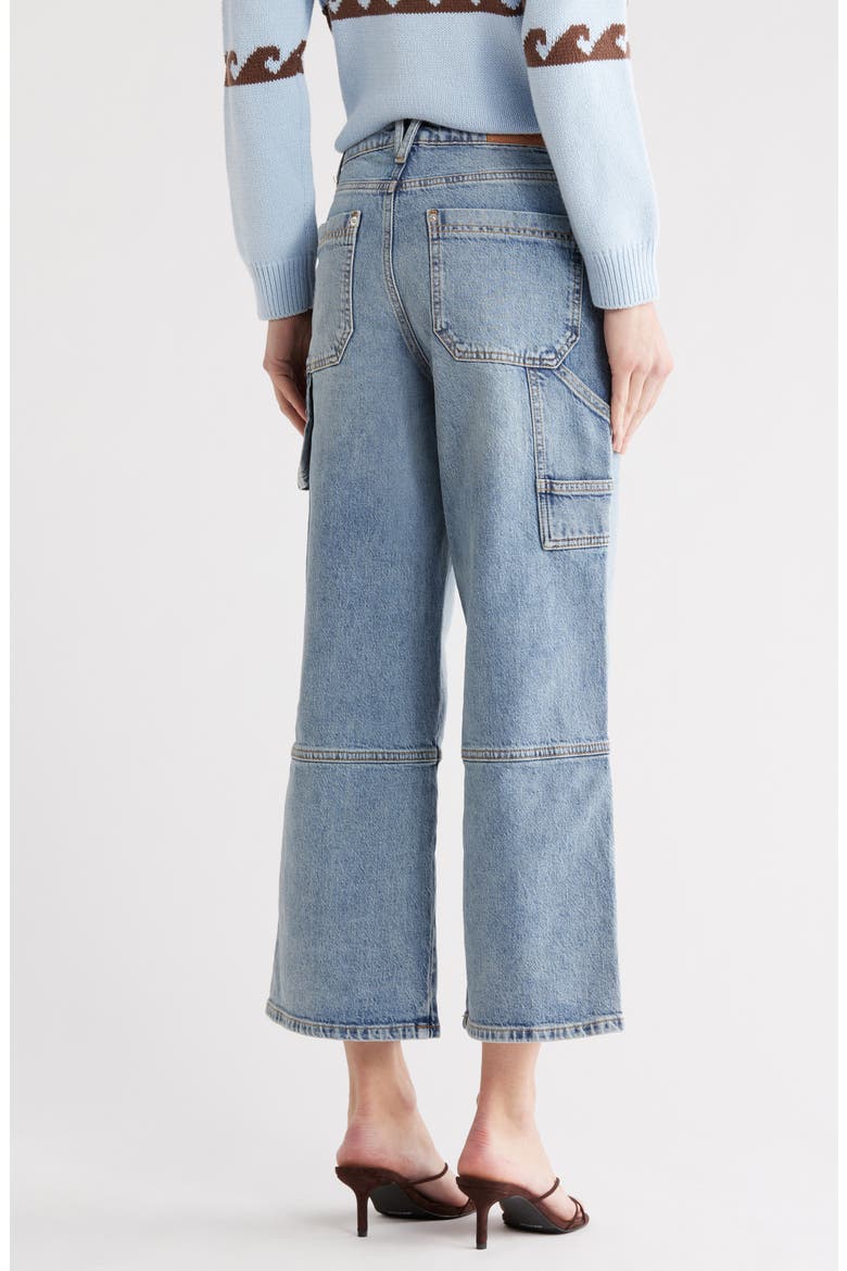 Silverado Crop Straight Leg Jeans, Alternate, color, BLUEPRINT