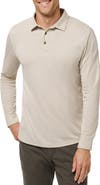 TravisMathew Handsome Town Long Sleeve Polo