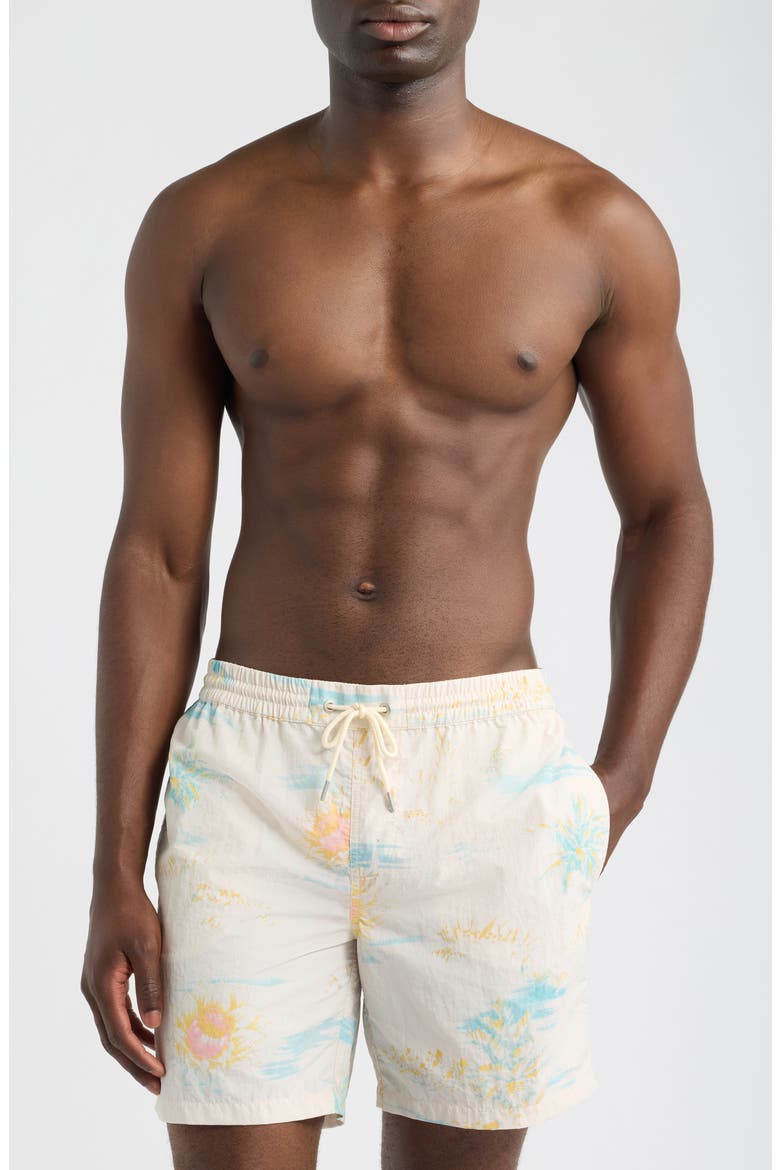 Bleachsurf Swim Trunks, Main, color, PRUNUS WHITE