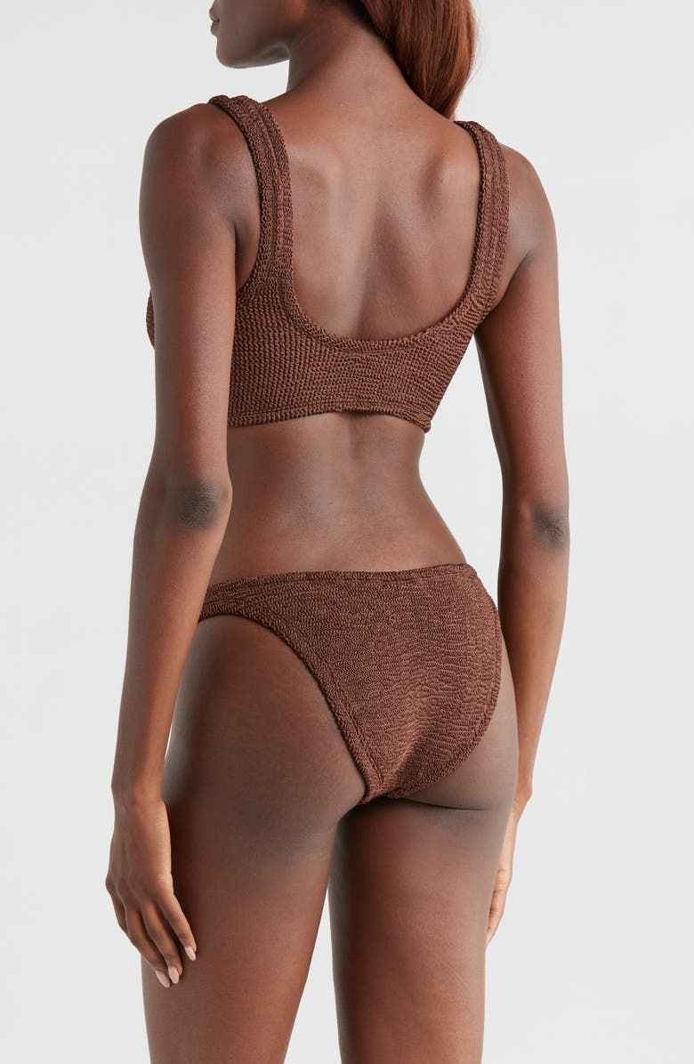 Hunza G Hallie Textured Two-Piece Swimsuit, Alternate, color,