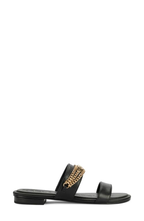 Karl Lagerfeld Canne Two Strap Sandal In Black