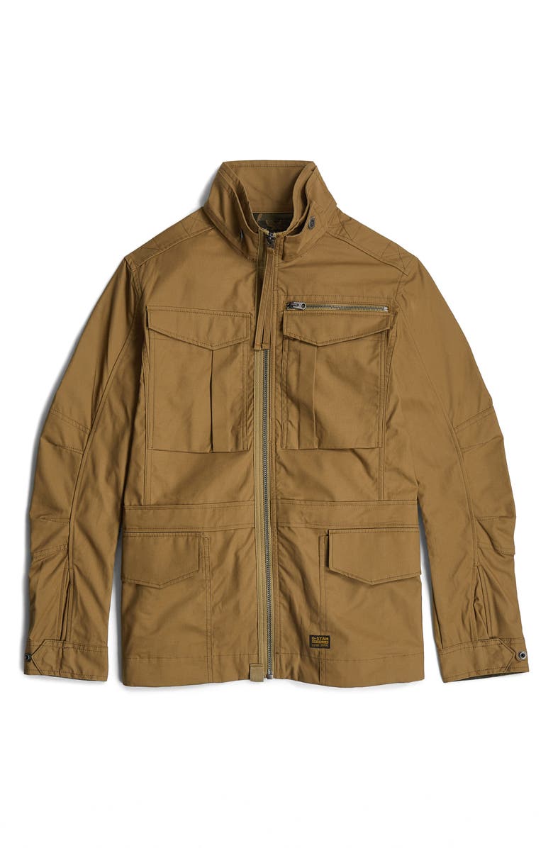 G-STAR Rovic Slim Fit Water Repellent Field Jacket, Alternate, color, Kangaroo