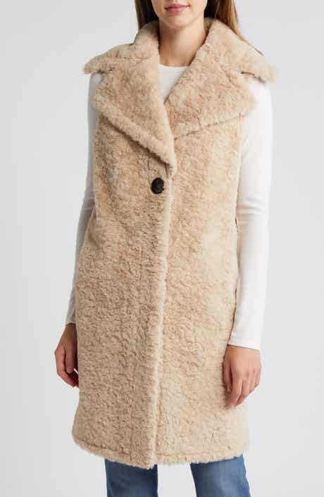 Sam Edelman Longline Faux Fur Vest