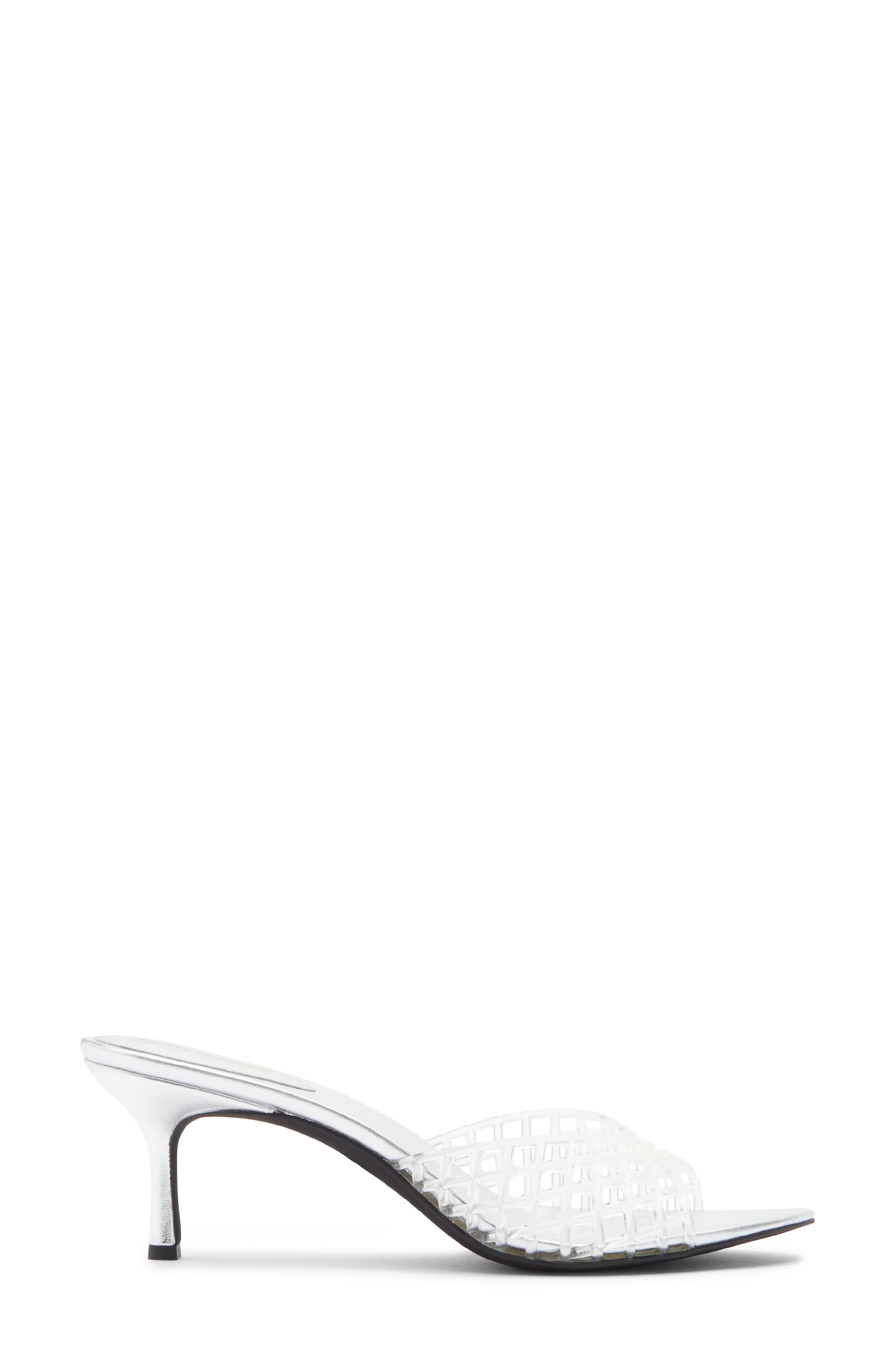 Seablue Jelly Slide Sandal, Alternate, color, CLR SLVR